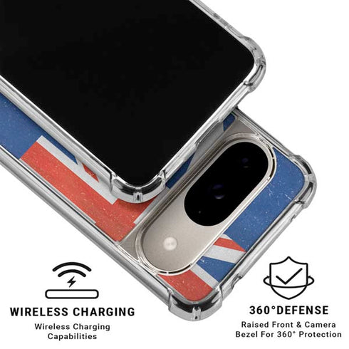 Australia Flag Distressed Google Pixel 10 Clear Case